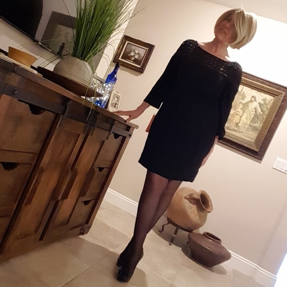 💜MONIQUE LHUILLIER LBD💜NWT💜 - Picture 1 of 8